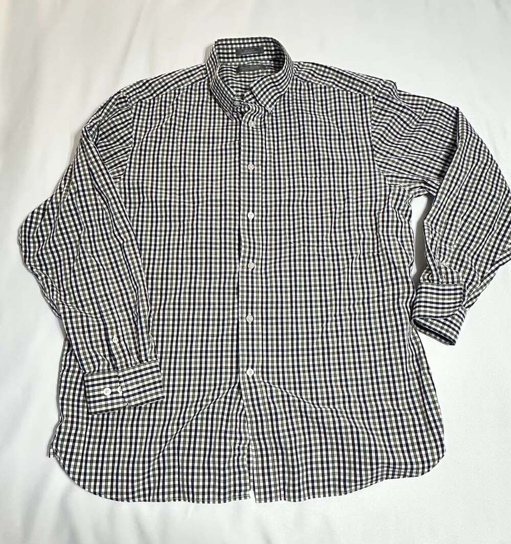 Daniel Cremieux Size Mens XL Gingham Button Down Shirt